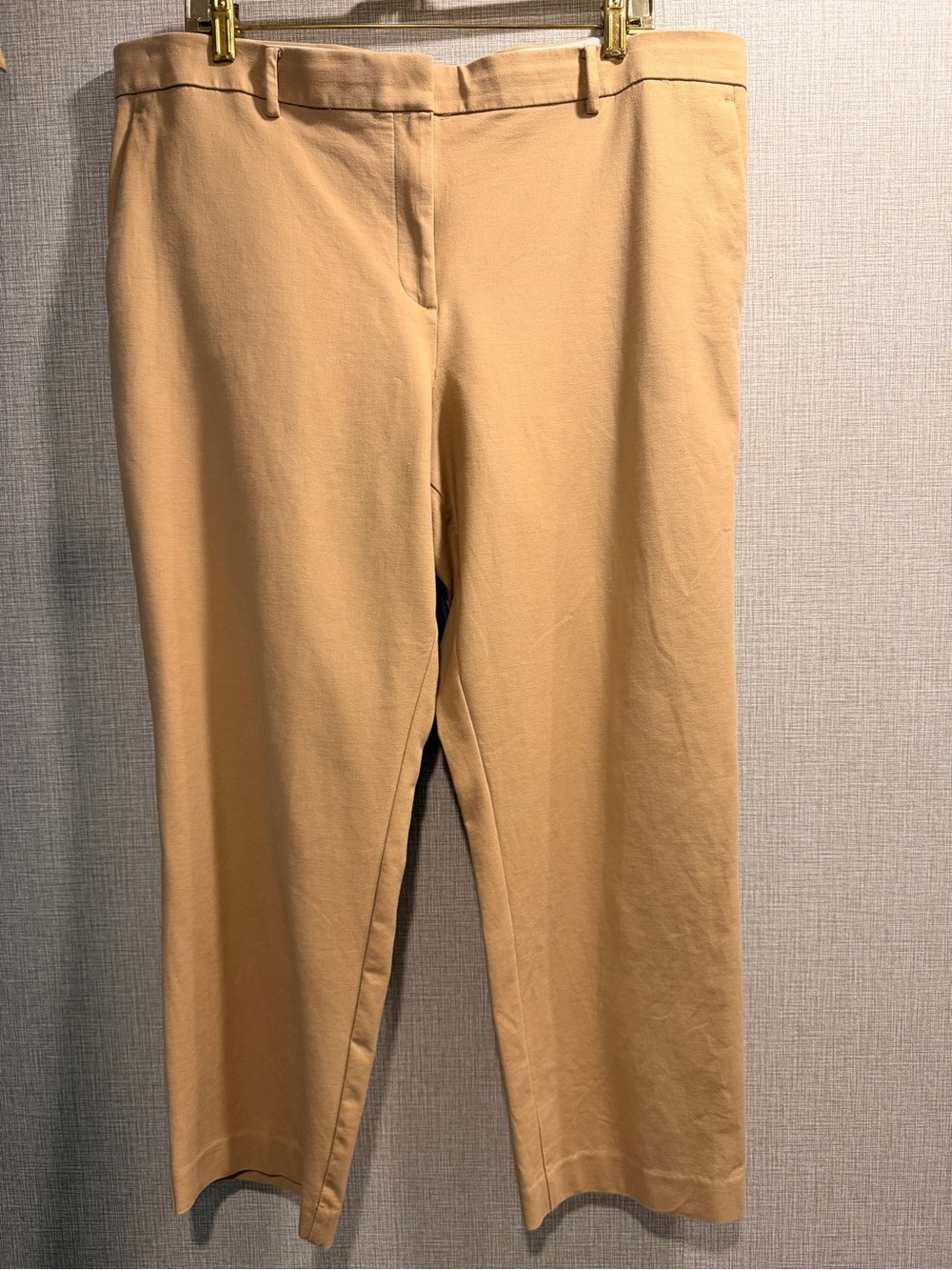 Ann Taylor The Eva Curvy Khaki Ankle Trouser Size 18
